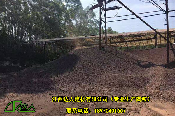 密度不同，陶粒也不同